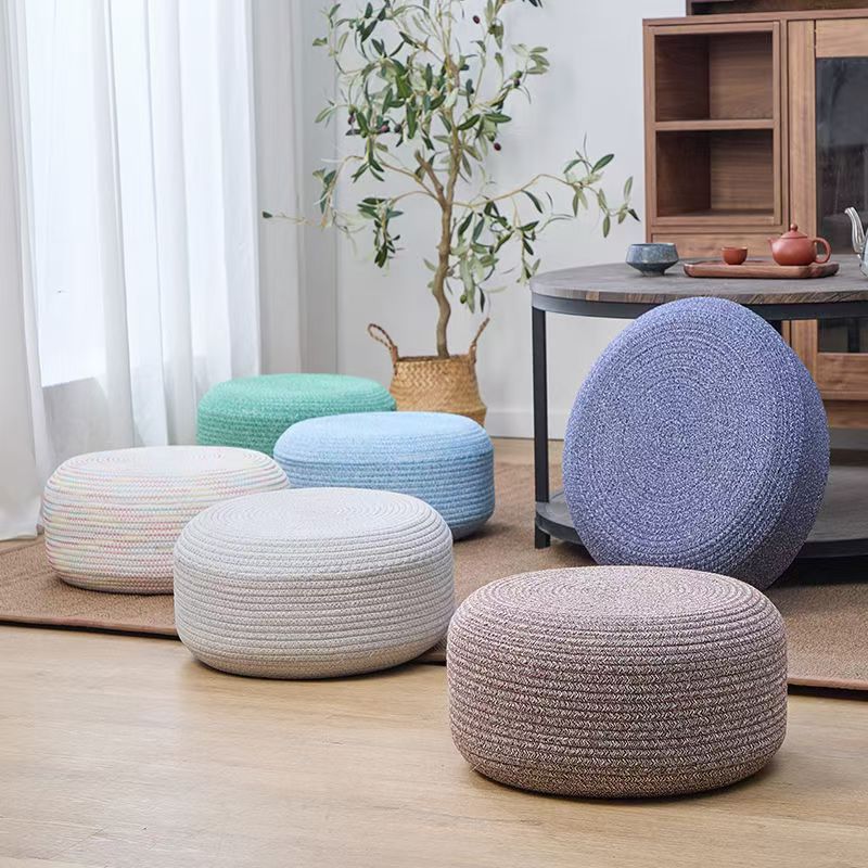Handcrafted seat pouf Acalora