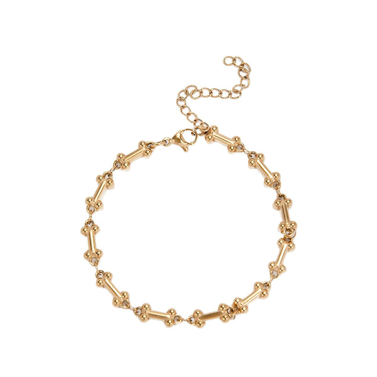 Intricate Textured Chain Bracelet Acalora