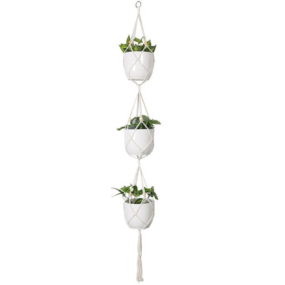 Plant-hanging macrame shelf Acalora