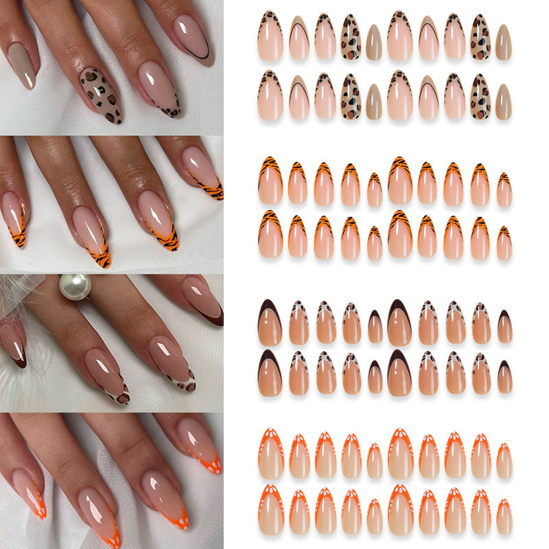 Decorative Stiletto Press-On Nail Set Acalora