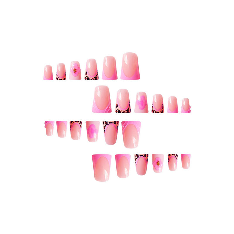 Floral Design Press-On Nail Set Acalora