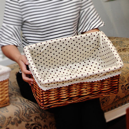 Basket with cotton lining Acalora