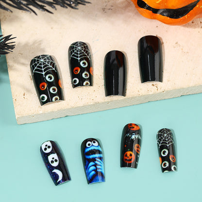 Creative Halloween-style art nails Acalora