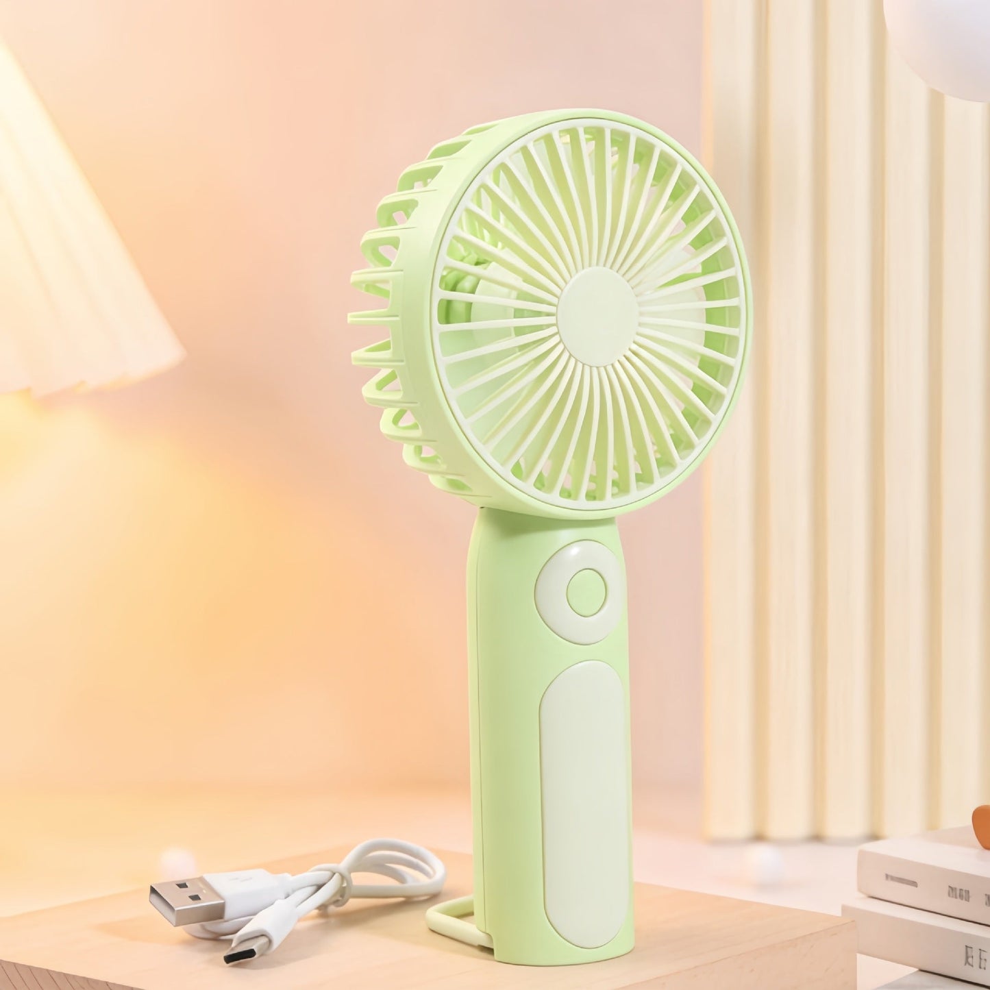 Ladies' Portable Handheld Fan with Ergonomic Handle Karnz