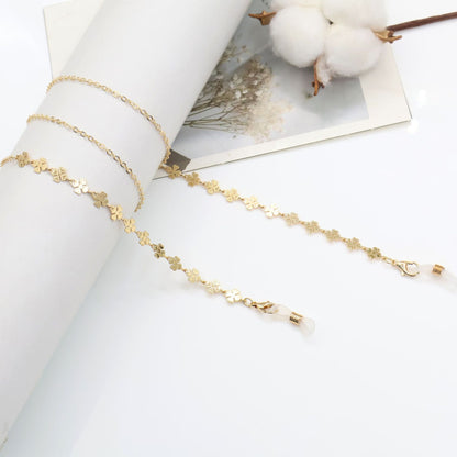Cross-Embellished Eyewear Chain Acalora