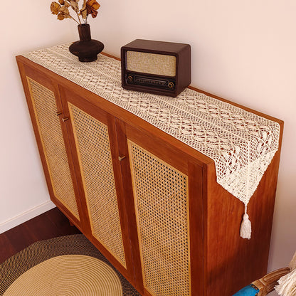 Elegant Crochet Lace Table Runner