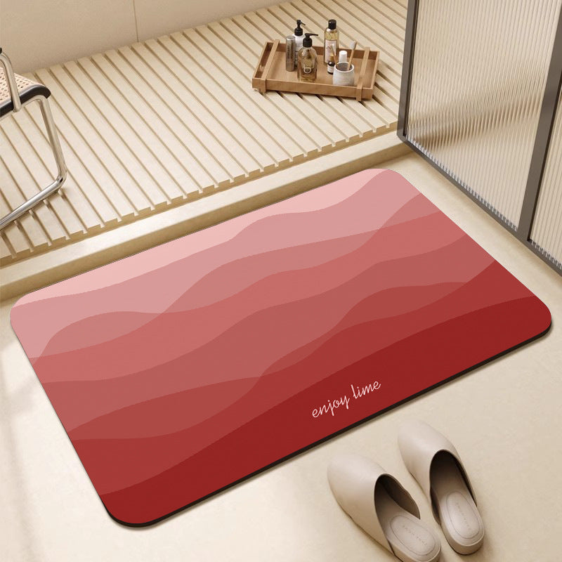 Motivational Phrase Bath Mat Acalora