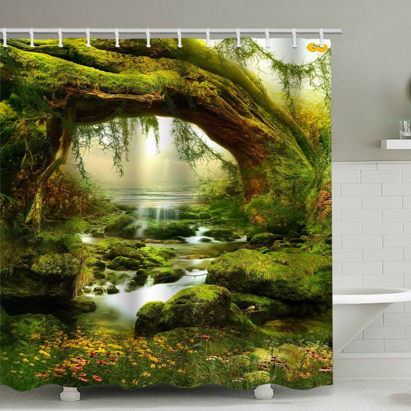 Floral Cherry Blossom Shower Curtain