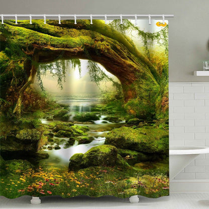 Floral Cherry Blossom Shower Curtain