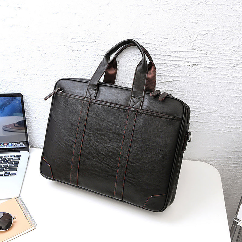 Professional Leather Briefcase Acalora