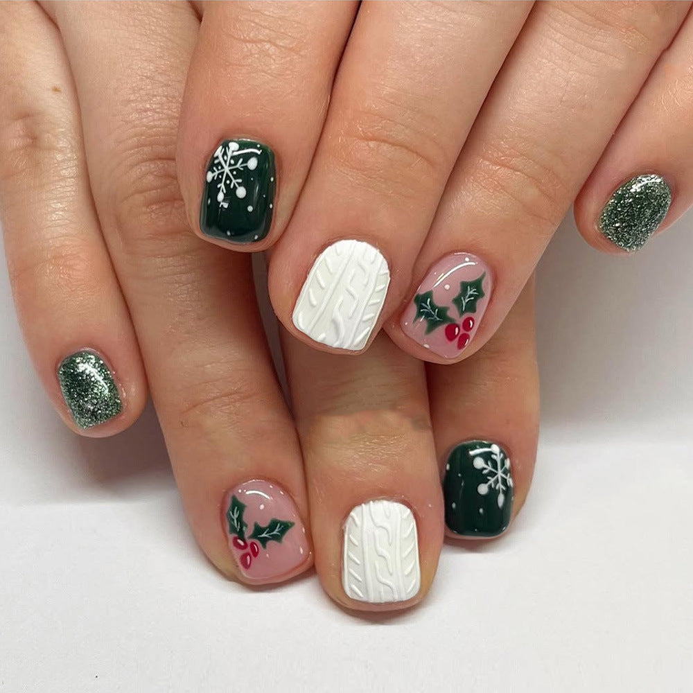 Winter-Themed Nail Art Set Acalora