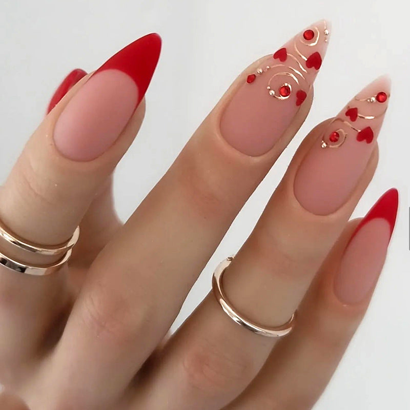 Artificial nail set with unique patterns Acalora