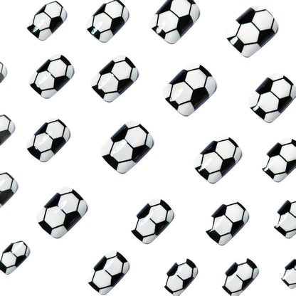 Soccer-Inspired Nail Art Acalora