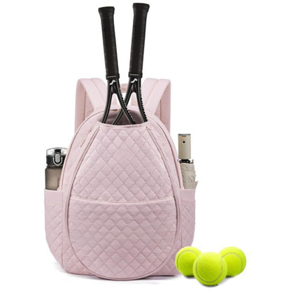 Stylish Quilted Tennis Backpack Acalora