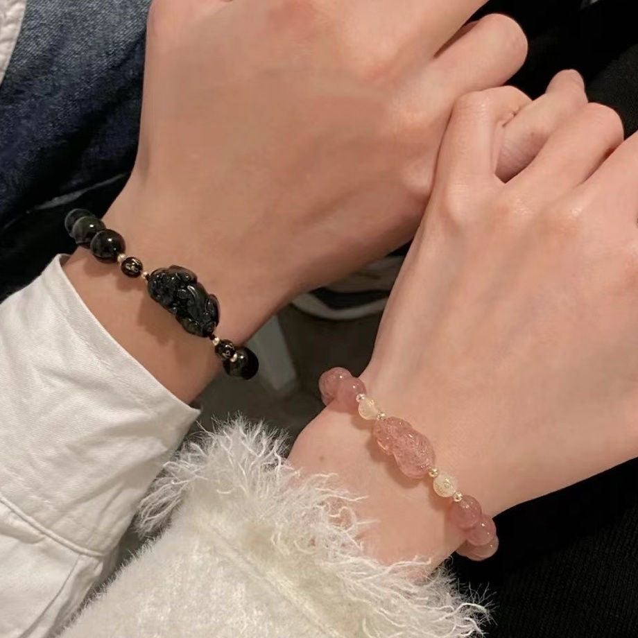 Adjustable Gemstone Wristband Acalora