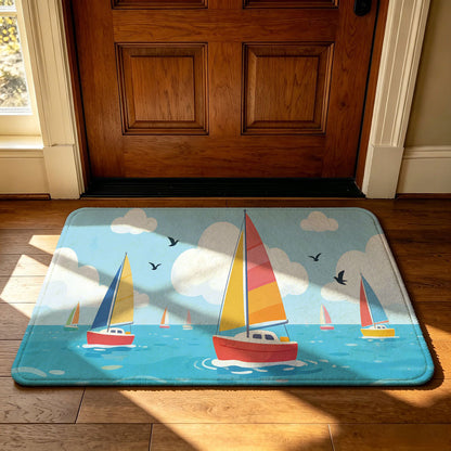 Unisex Artistic Outdoor-Themed Welcome Mat