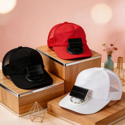 Unisex Cooling Hat with Integrated Solar Fan Karnz