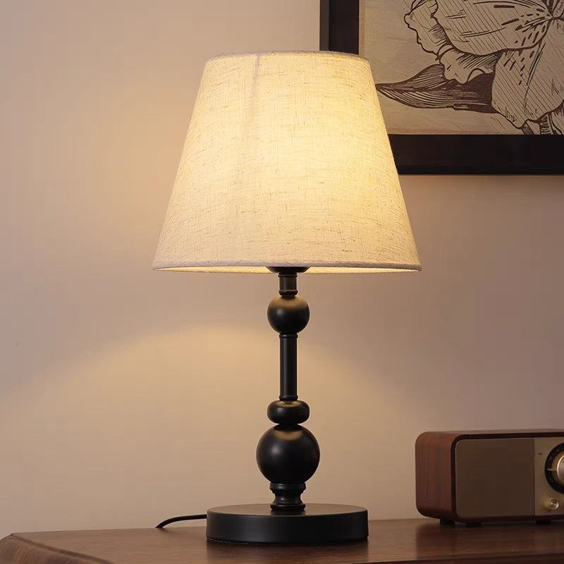 Modern Table Lamp with Fabric Shade
