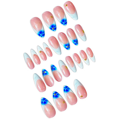 Glamorous Artistic Stiletto Press-On Nails Acalora