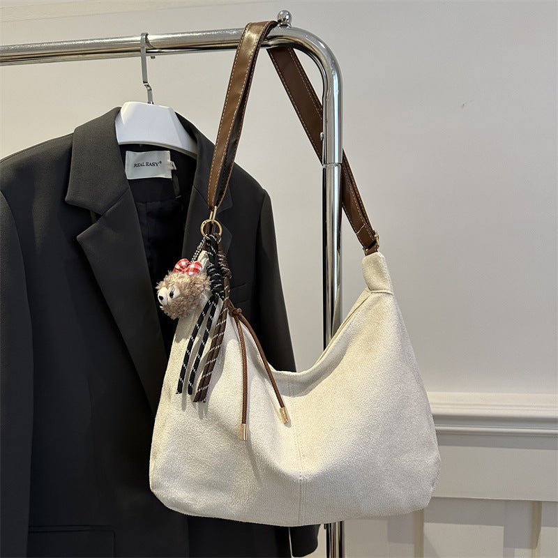 Soft Suede Hobo Handbag Acalora