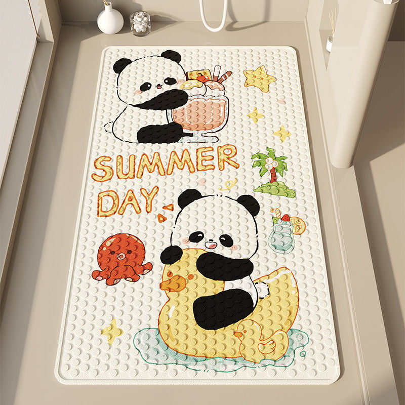 Cartoon-Themed Bath Mat