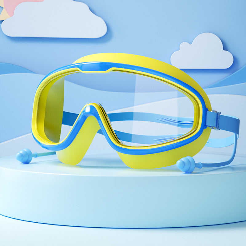 Skanto | Kid-Friendly Swim Goggles with Large Frames and Anti-Fog System