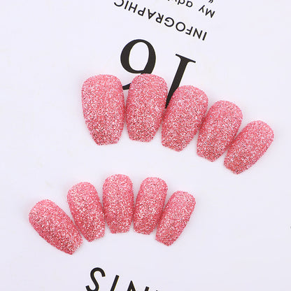 Glittering artificial nails in modern design Acalora