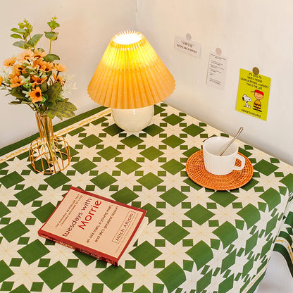 Checkered Pattern Dining Table Cloth