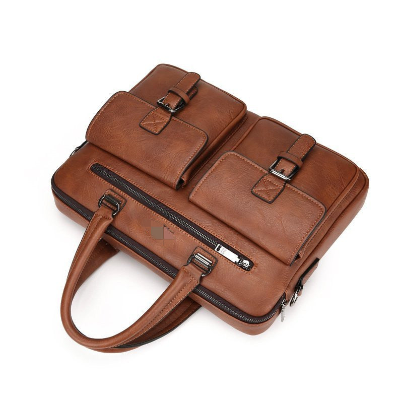 Stylish Multi-Pocket Briefcase Acalora