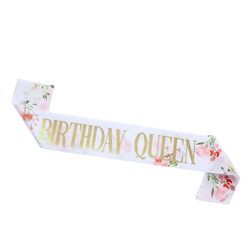 Women's Festive Crown with Elegant Sash Kalsten