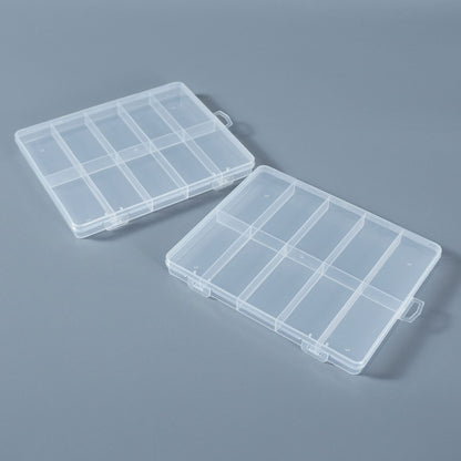 Multi-Divisional Clear Craft Storage Case Acalora