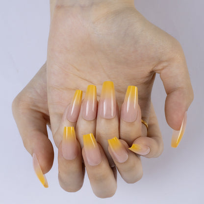 Acrylic Nail Set with Ombre Effect Acalora