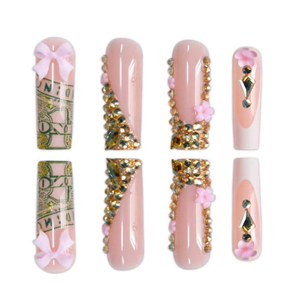 Decorative Acrylic Press-On Nails Acalora