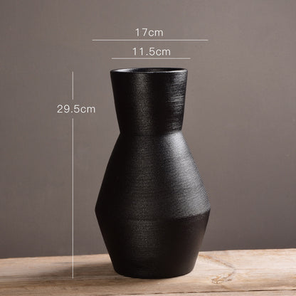 Textured Statement Ceramic Vase
