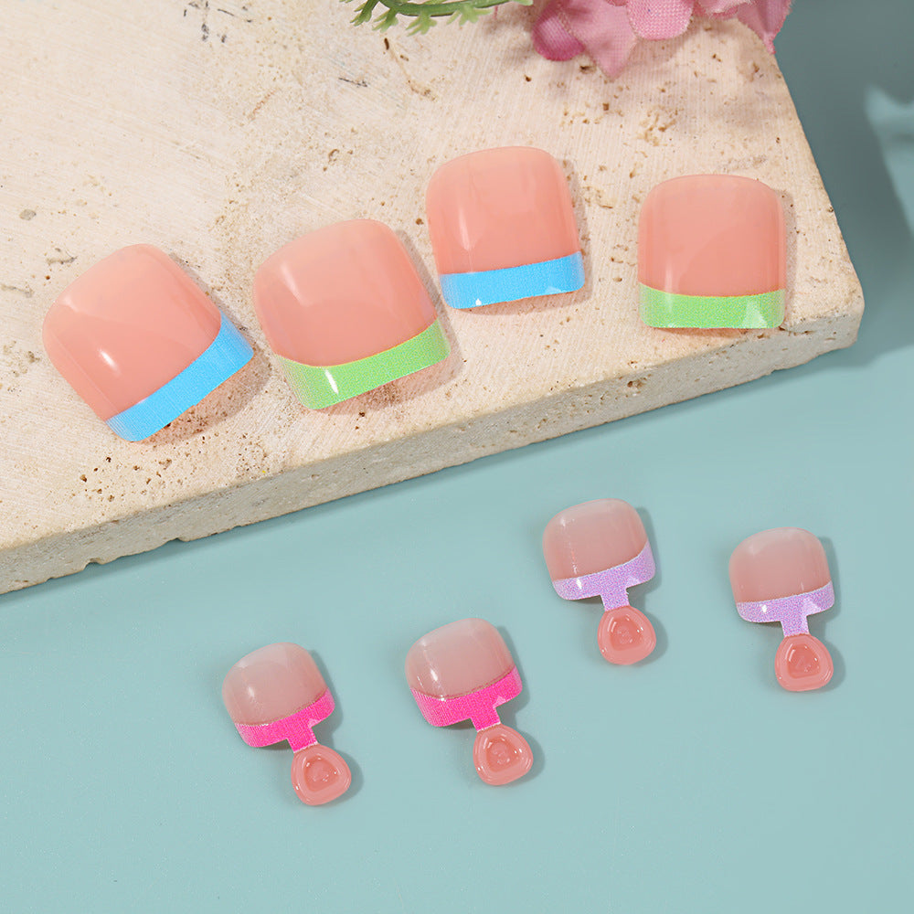 Creative nail set with colorful artificial nails Acalora