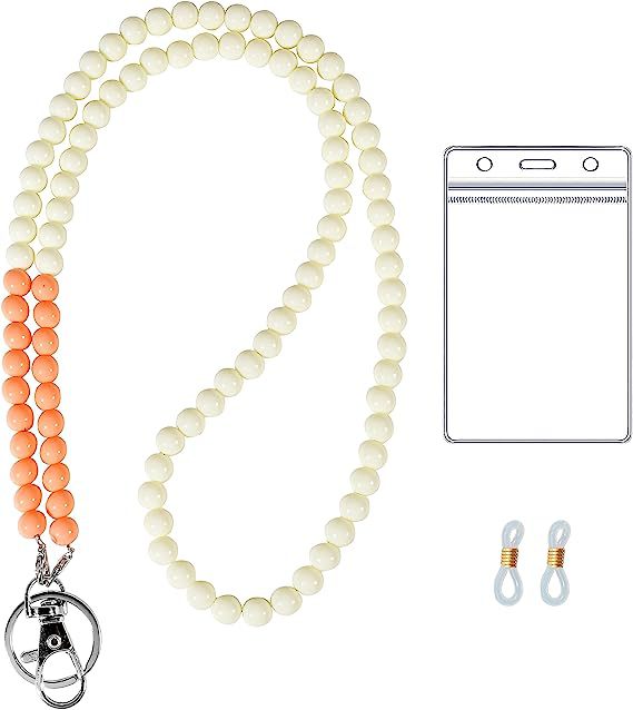 Beaded Lanyard with ID Holder Acalora