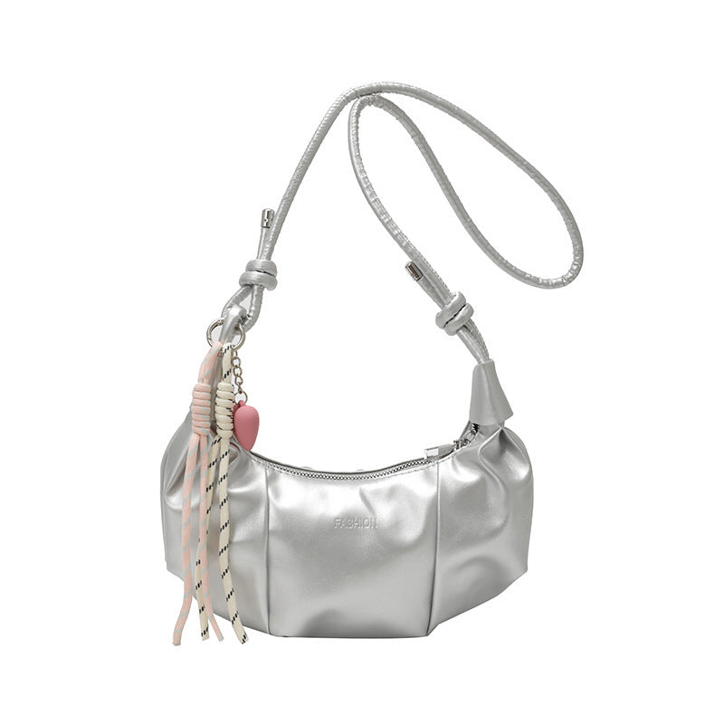 Stylish Leather Hobo Handbag Acalora