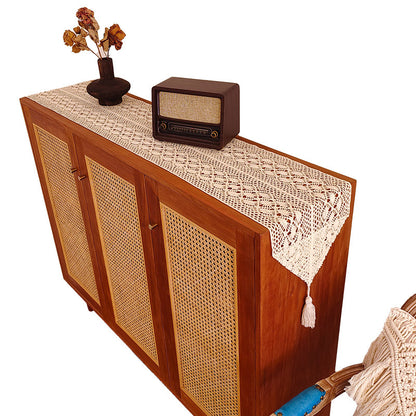 Elegant Crochet Lace Table Runner