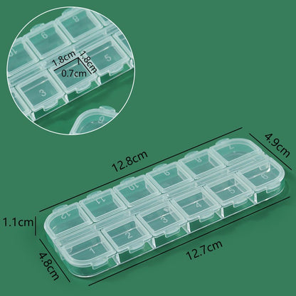 Multi-Compartment Craft Supply Box Acalora