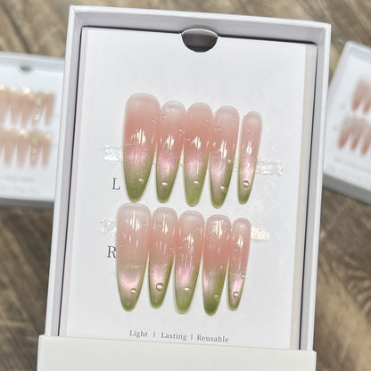 Stiletto Ombre Press-On Nail Set Acalora