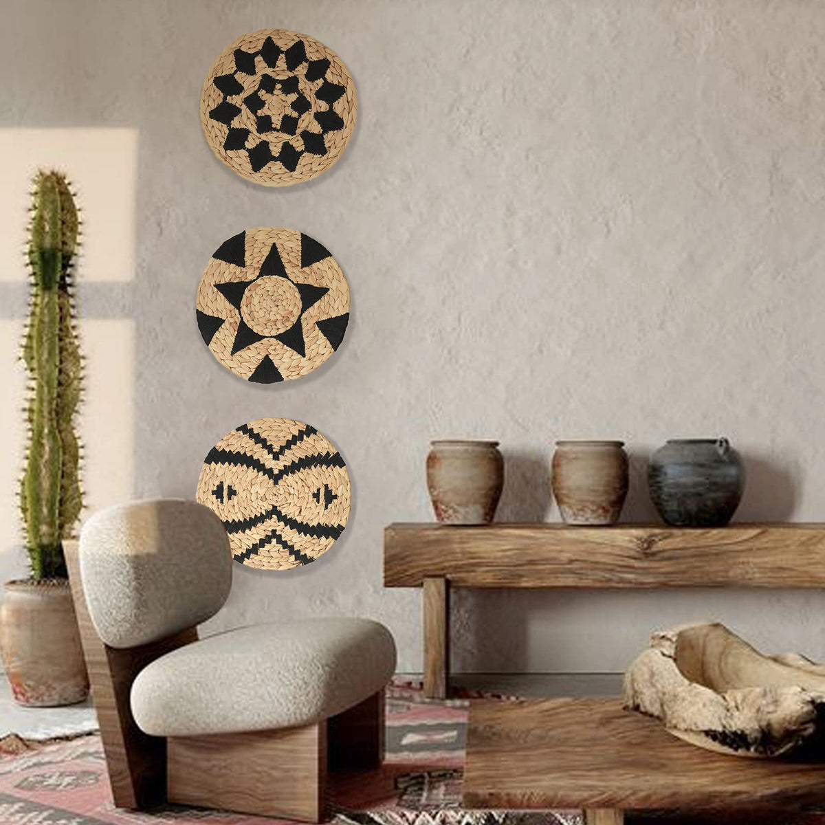 Decorative Wall Hanging Made of Natural Materials Acalora