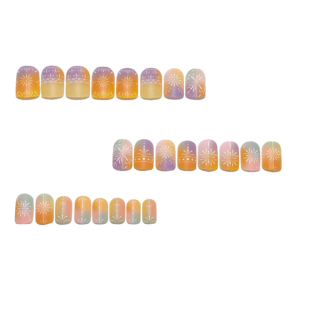 Nail art set in ombre style Acalora