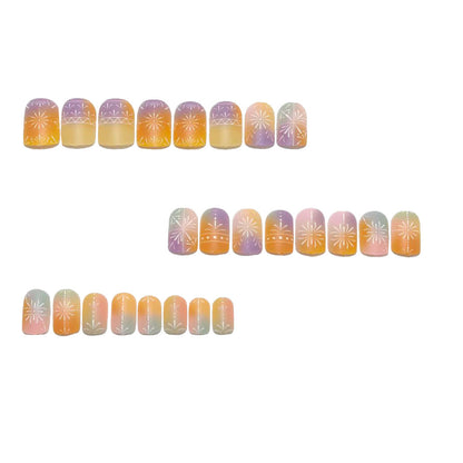 Nail art set in ombre style Acalora