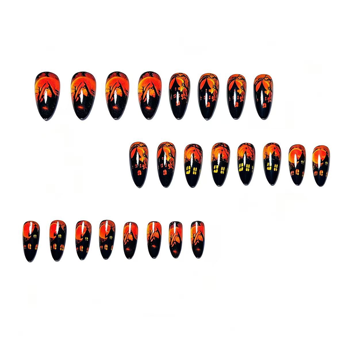 Creative Halloween-Themed Nail Art Acalora