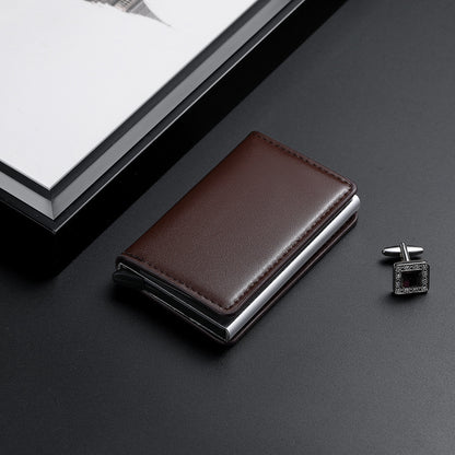 Premium Leather Business Card Holder Acalora
