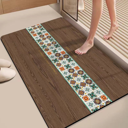 Decorative Memory Foam Bath Mat