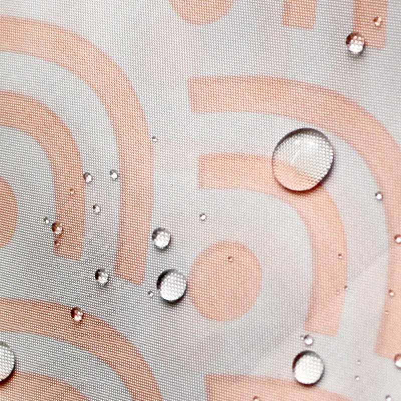 Modern Abstract Printed Shower Curtain