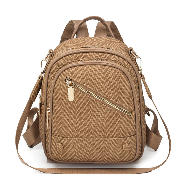 Chic Textured Backpack Acalora