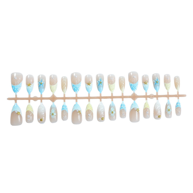 Creative Shell Design Press-On Nail Set Acalora