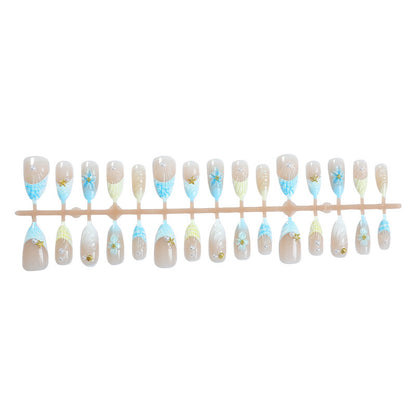 Creative Shell Design Press-On Nail Set Acalora
